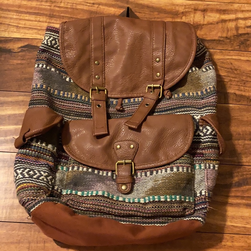 Mossimo Brown Backpack - Picture 2 of 5
